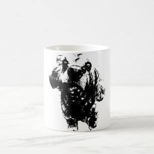 Cocker Sketch – Krachtige Inkt Koffiemok