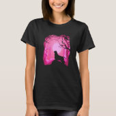 Cocker Spanie Retro Pink Cocker Spanie Dog T-shirt (Voorkant)