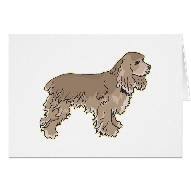 Cocker Spaniel (Voorkant Horizontaal)