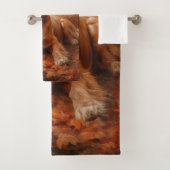 Cocker Spaniel à l'automne Feuilles automne Inspir (En situation)