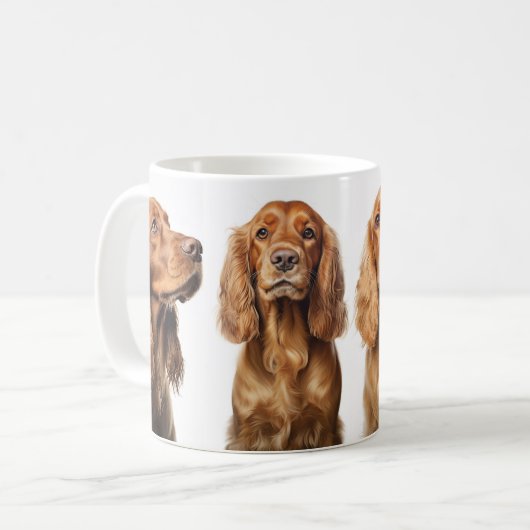 Cocker Spaniel Amateurs de café tasse (Devant gauche)