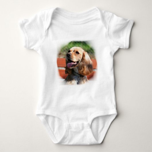 Cocker Spaniel baby Romper (Voorkant)
