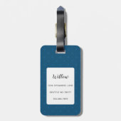 Cocker Spaniel Bagagelabels (Achterkant verticaal)