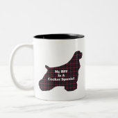 Cocker Spaniel BFF Mug (Gauche)