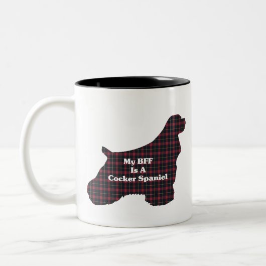 Cocker Spaniel BFF Mug (Gauche)