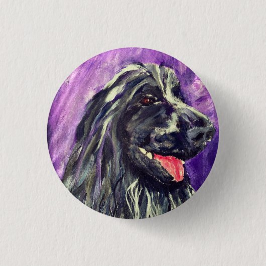 Cocker Spaniel Blue Roan Dog Ronde Button 3,2 Cm (Voorkant)