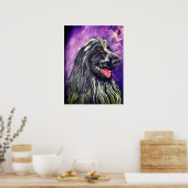Cocker Spaniel Blue Roan gepolijst Poster (Keuken)