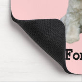 Cocker Spaniel Breast Cancer Mousepad Muismat (Hoek)