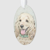 Cocker Spaniel Buff Peinture - Art Chien original (devant)