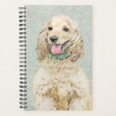 Cocker Spaniel Buff Peinture - Art Chien original (Devant)