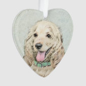 Cocker Spaniel Buff Peinture - Art Chien original (devant)