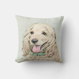 Cocker Spaniel Buff Schilderij - Originele Honden Kussen