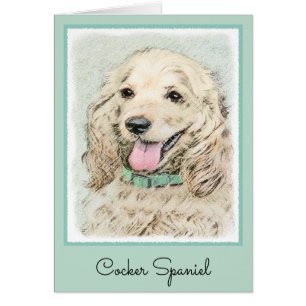 Cocker Spaniel Buff-schildering - Oorspronkelijke 