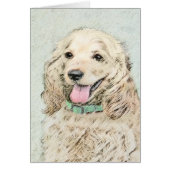 Cocker Spaniel Buff-schildering - Oorspronkelijke (Voorkant)