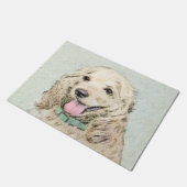 Cocker Spaniel Buff-schildering - Oorspronkelijke Deurmat (Schuin)