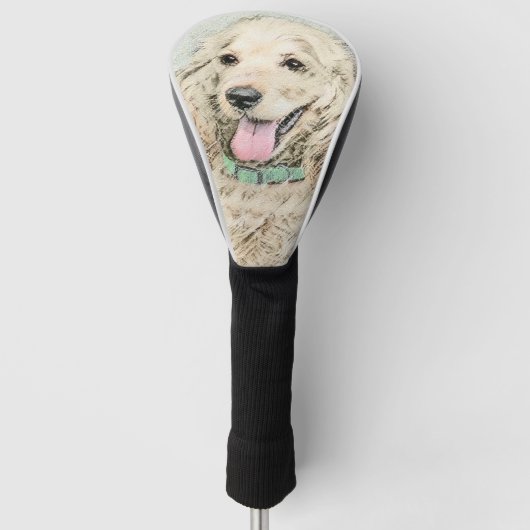 Cocker Spaniel Buff-schildering - Oorspronkelijke Golfheadcover (Voorkant)