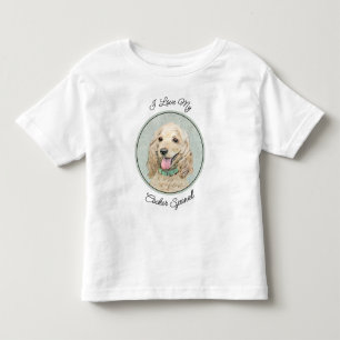 Cocker Spaniel Buff-schildering - Oorspronkelijke Kinder Shirts