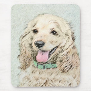 Cocker Spaniel Buff-schildering - Oorspronkelijke  Muismat