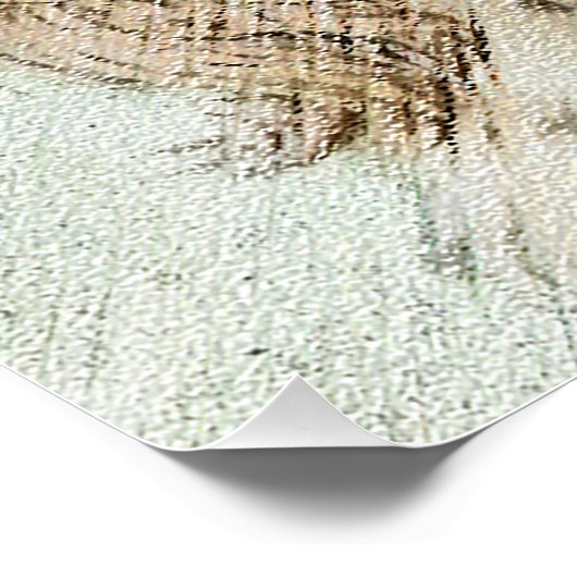 Cocker Spaniel Buff-schildering - Oorspronkelijke Perfect Poster (Hoek)