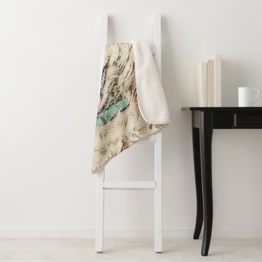 Cocker Spaniel Buff-schildering - Oorspronkelijke  Sherpa Deken (In situ)