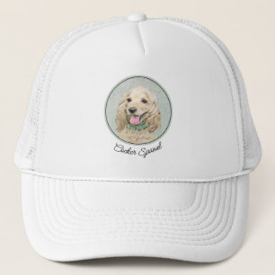 Cocker Spaniel Buff-schildering - Oorspronkelijke Trucker Pet
