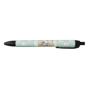 Cocker Spaniel Buff-schildering - Oorspronkelijke Zwarte Inkt Pen