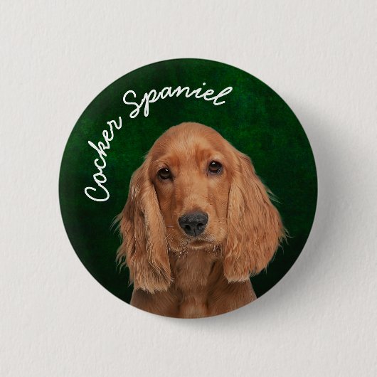 Cocker Spaniel Button (Voorkant)