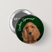 Cocker Spaniel Button (Voorkant /achterkant)
