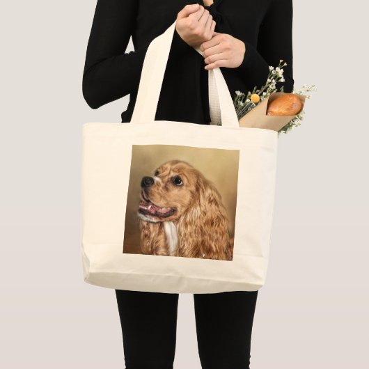 Cocker Spaniel Canvas tas (Voorkant (product))