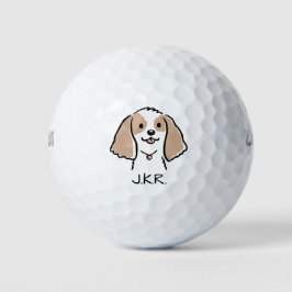 Cocker Spaniel Cartoon Dog Golfballen