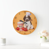 Cocker Spaniel Chef-ontwerp Grote Klok (Huis)