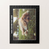 Cocker Spaniel Chien Custom Jigsaw Puzzle (Vertical)