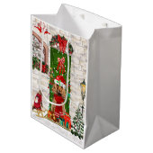 Cocker Spaniel Chien de Noël Cadeau Sac cadeau (Devant Angle)