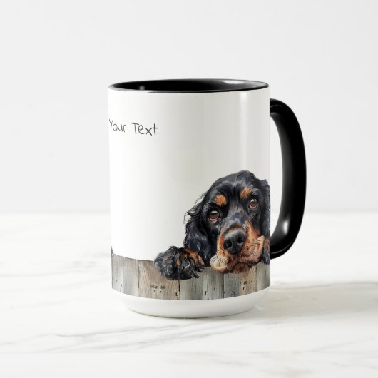 Cocker Spaniel Chien Mug (Devant droit)
