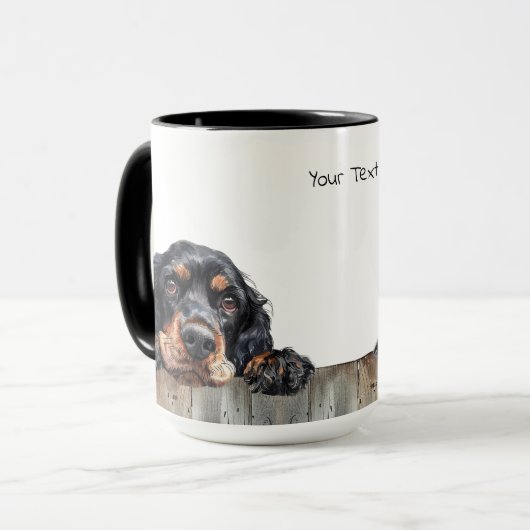 Cocker Spaniel Chien Mug (Devant gauche)