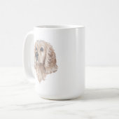 Cocker Spaniel Chien Mug | 15 oz (Devant gauche)