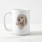 Cocker Spaniel Chien Mug | 15 oz (Gauche)