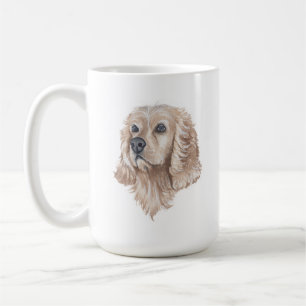 Cocker Spaniel Chien Mug   15 oz