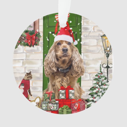 Cocker Spaniel Chien Noël (devant)