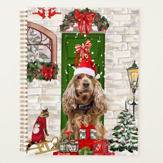 Cocker Spaniel Chien Noël (Devant)