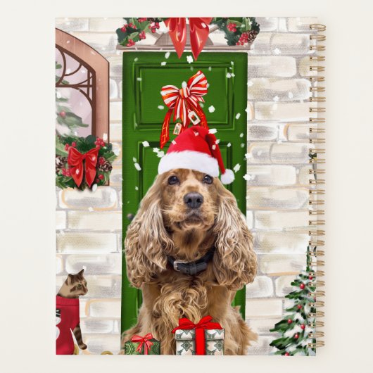 Cocker Spaniel Chien Noël (Dos)