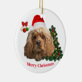 Cocker spaniel Christma Ornement (Droite)