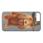 Cocker Spaniel Cowboy Case-Mate iPhone Case (Achterkant (Horizontaal))