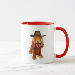 Cocker Spaniel Cowboy Mok