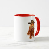Cocker Spaniel Cowboy Mok (Voorkant rechts)