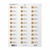 Cocker Spaniel Cute Dangles Etiket (Full Sheet)