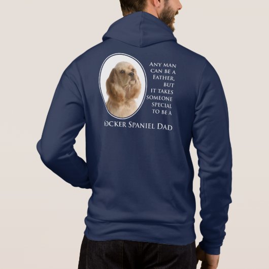 Cocker Spaniel Dad Hoodie (Achterkant)