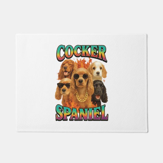 Cocker Spaniel Deurmat (Voorkant)