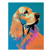 Cocker Spaniel Dog 002 - Bruno Pokopen Perfect Poster (Voorkant)