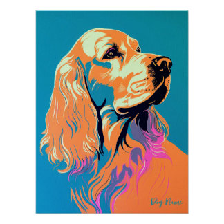 Cocker Spaniel Dog 002 - Bruno Pokopen Perfect Poster